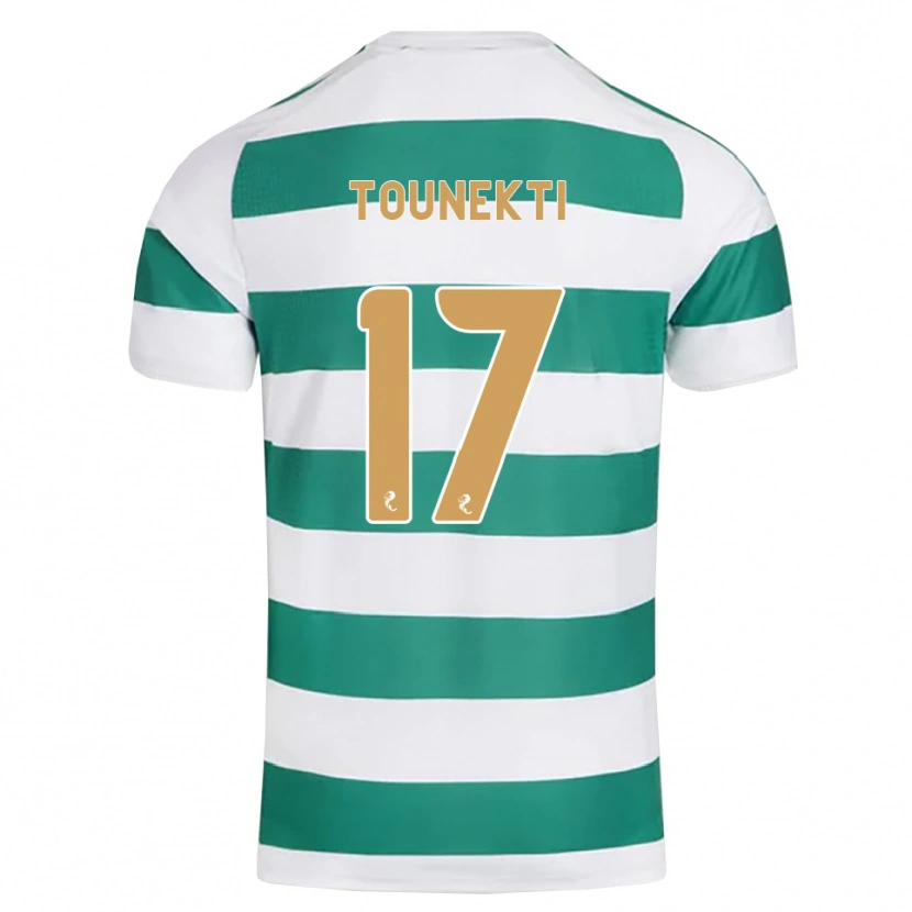 Danxen Kinder Sebastian Tounekti #17 Darkcyan Weiß Heimtrikot Trikot 2026/27 T-Shirt Schweiz
