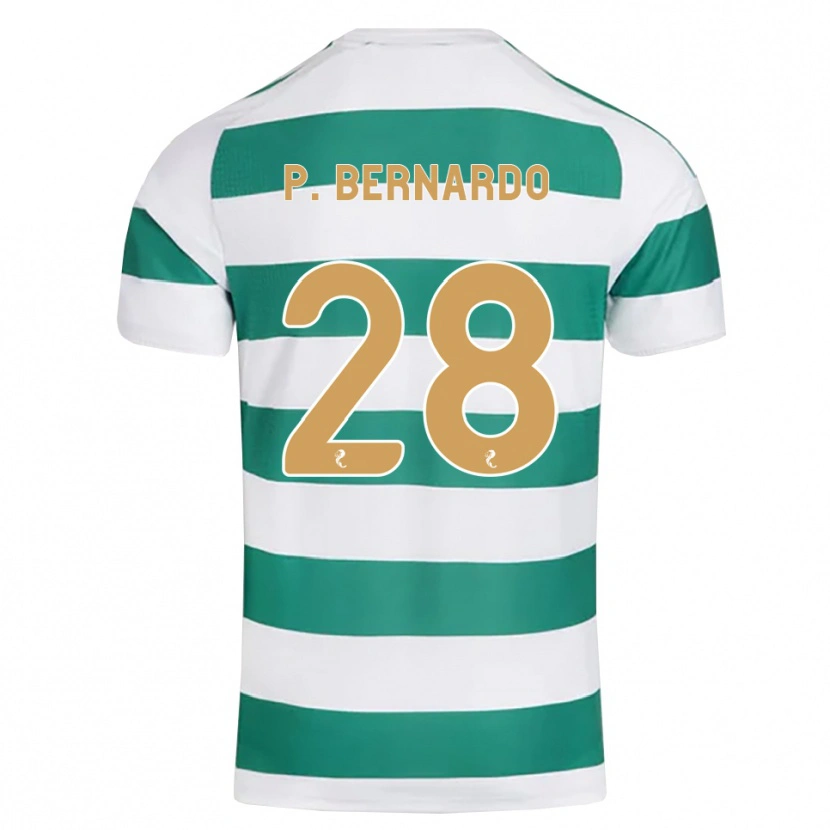 Danxen Kinder Paulo Bernardo #28 Darkcyan Weiß Heimtrikot Trikot 2026/27 T-Shirt Schweiz