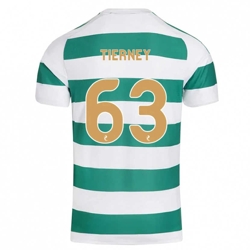 Danxen Kinder Kieran Tierney #63 Darkcyan Weiß Heimtrikot Trikot 2026/27 T-Shirt Schweiz