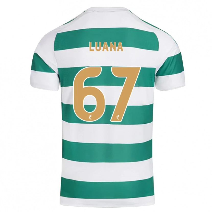 Danxen Kinder Luana Muñoz #67 Darkcyan Weiß Heimtrikot Trikot 2026/27 T-Shirt Schweiz