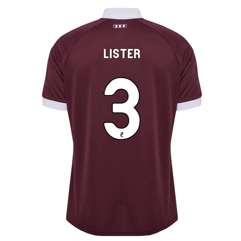 Danxen Kinder Henry Lister #3 Burgunder Weiß Heimtrikot Trikot 2026/27 T-Shirt Schweiz