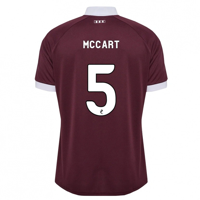 Danxen Kinder Jamie Mccart #5 Burgunder Weiß Heimtrikot Trikot 2026/27 T-Shirt Schweiz