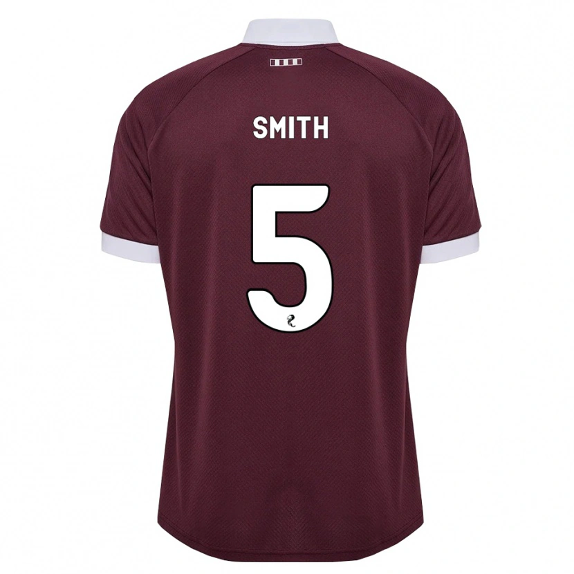 Danxen Kinder Lucas Smith #5 Burgunder Weiß Heimtrikot Trikot 2026/27 T-Shirt Schweiz