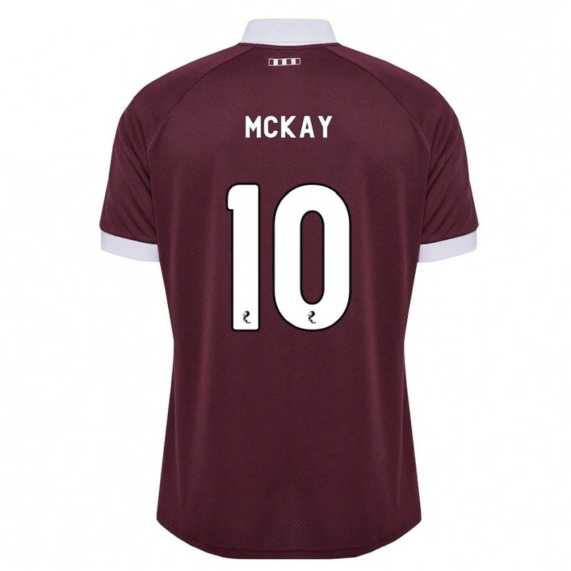 Danxen Kinder Barrie Mckay #10 Burgunder Weiß Heimtrikot Trikot 2026/27 T-Shirt Schweiz
