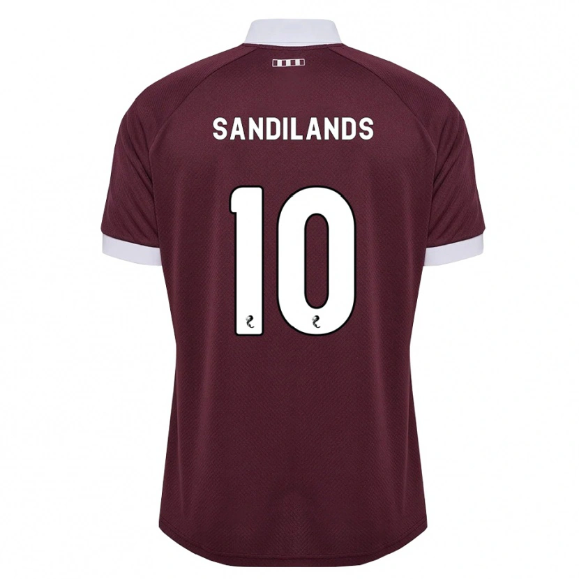 Danxen Kinder Callum Sandilands #10 Burgunder Weiß Heimtrikot Trikot 2026/27 T-Shirt Schweiz