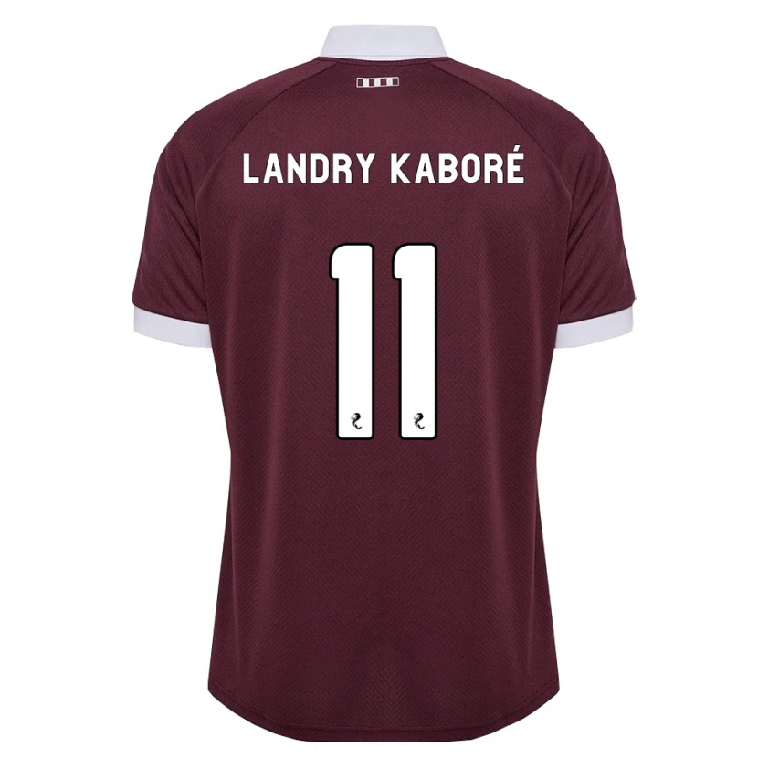 Danxen Kinder Pierre Landry Kaboré #11 Burgunder Weiß Heimtrikot Trikot 2026/27 T-Shirt Schweiz