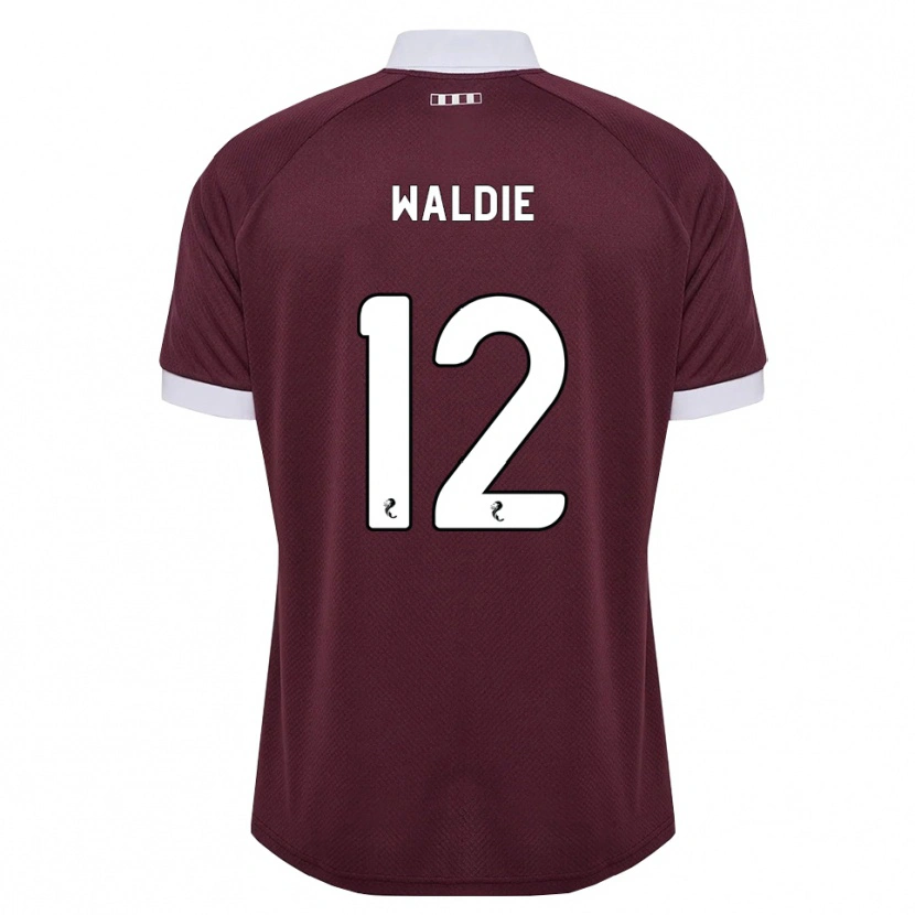 Danxen Kinder Lizzie Waldie #12 Burgunder Weiß Heimtrikot Trikot 2026/27 T-Shirt Schweiz