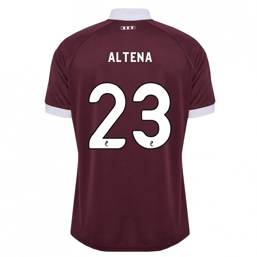 Danxen Kinder Jordi Altena #23 Burgunder Weiß Heimtrikot Trikot 2026/27 T-Shirt Schweiz