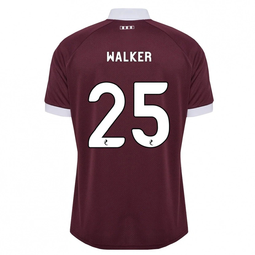 Danxen Kinder Liam Walker #25 Burgunder Weiß Heimtrikot Trikot 2026/27 T-Shirt Schweiz