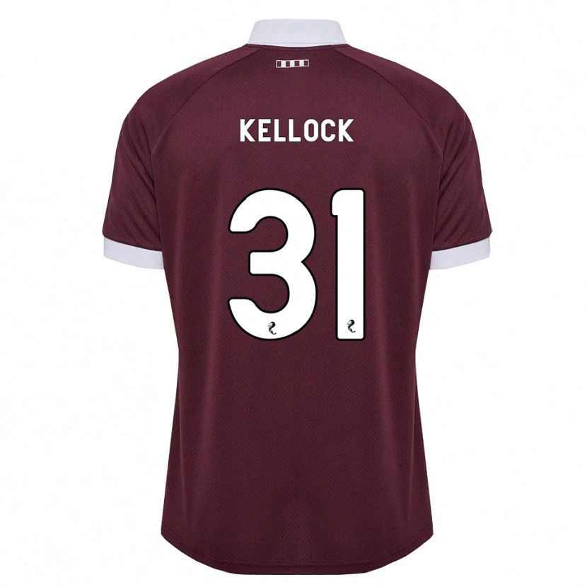 Danxen Kinder Peter Kellock #31 Burgunder Weiß Heimtrikot Trikot 2026/27 T-Shirt Schweiz