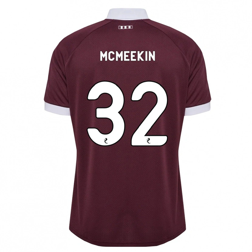 Danxen Kinder Keir Mcmeekin #32 Burgunder Weiß Heimtrikot Trikot 2026/27 T-Shirt Schweiz