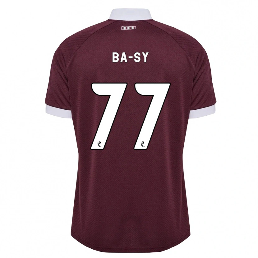 Danxen Kinder Amadou Ba-Sy #77 Burgunder Weiß Heimtrikot Trikot 2026/27 T-Shirt Schweiz