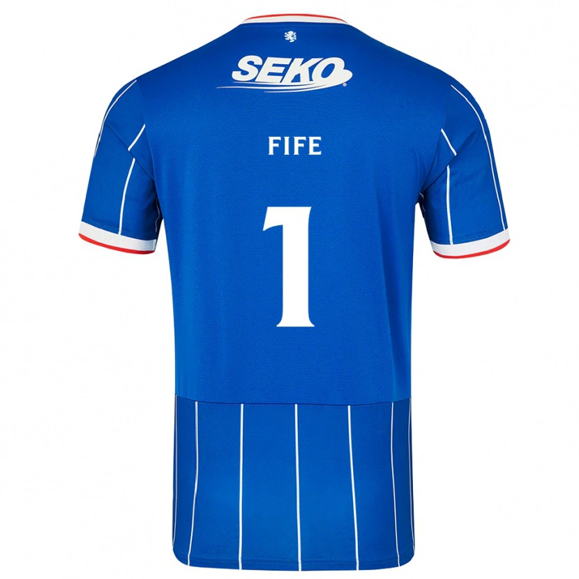 Danxen Kinder Jenna Fife #1 Rot Blau Weiß Heimtrikot Trikot 2026/27 T-Shirt Schweiz