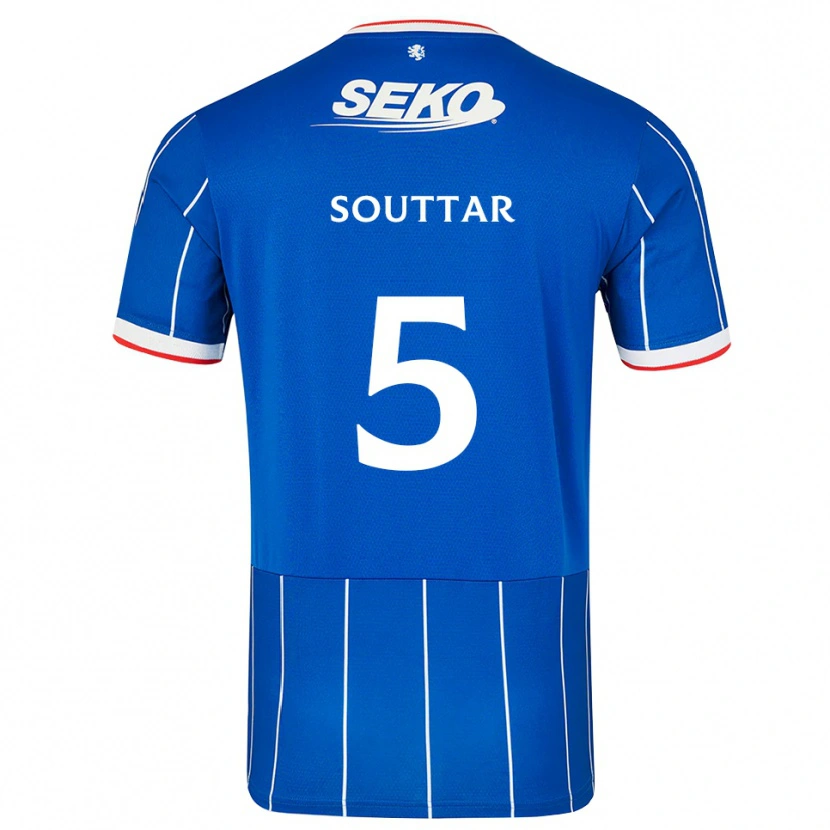 Danxen Kinder John Souttar #5 Rot Blau Weiß Heimtrikot Trikot 2026/27 T-Shirt Schweiz