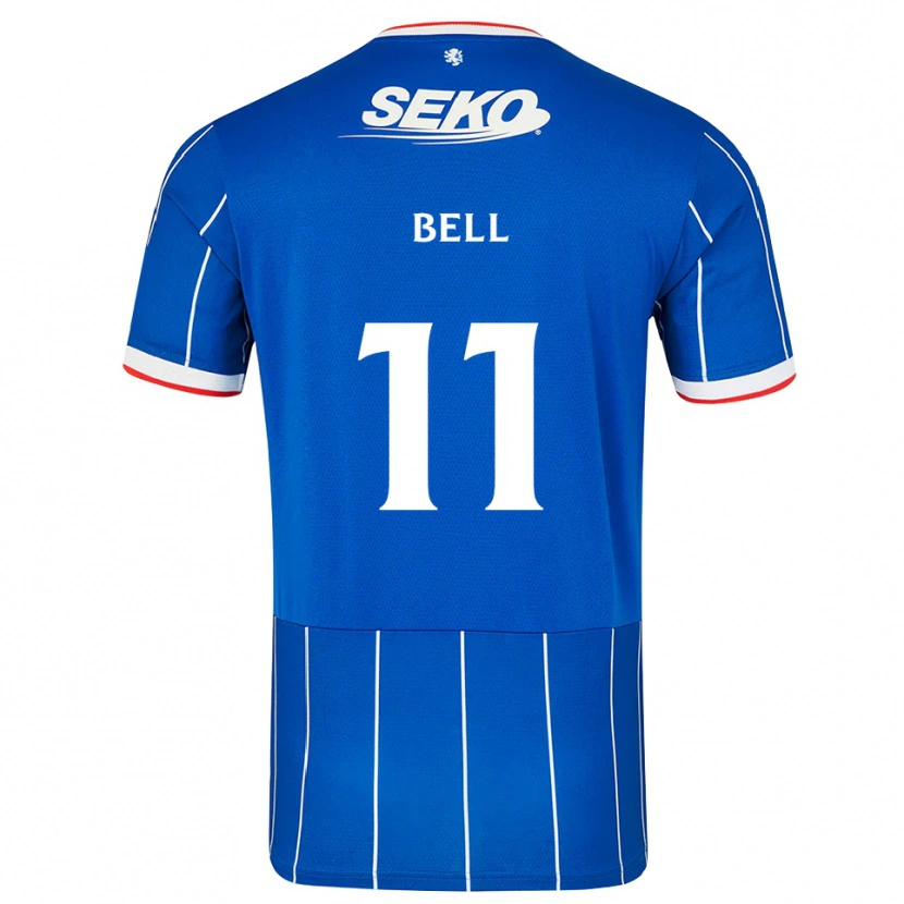 Danxen Kinder Megan Bell #11 Rot Blau Weiß Heimtrikot Trikot 2026/27 T-Shirt Schweiz