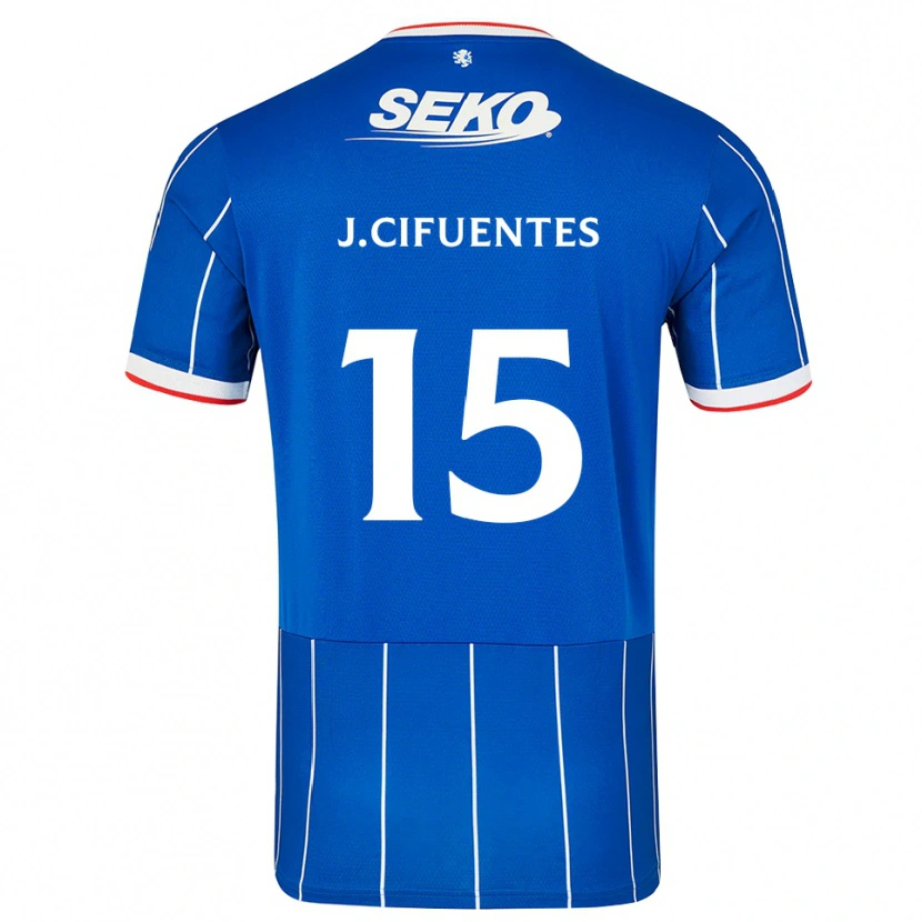 Danxen Kinder José Cifuentes #15 Rot Blau Weiß Heimtrikot Trikot 2026/27 T-Shirt Schweiz