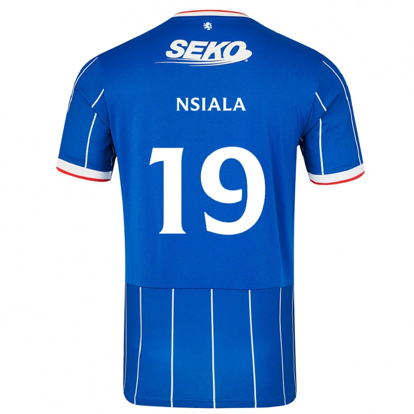 Danxen Kinder Clinton Nsiala #19 Rot Blau Weiß Heimtrikot Trikot 2026/27 T-Shirt Schweiz