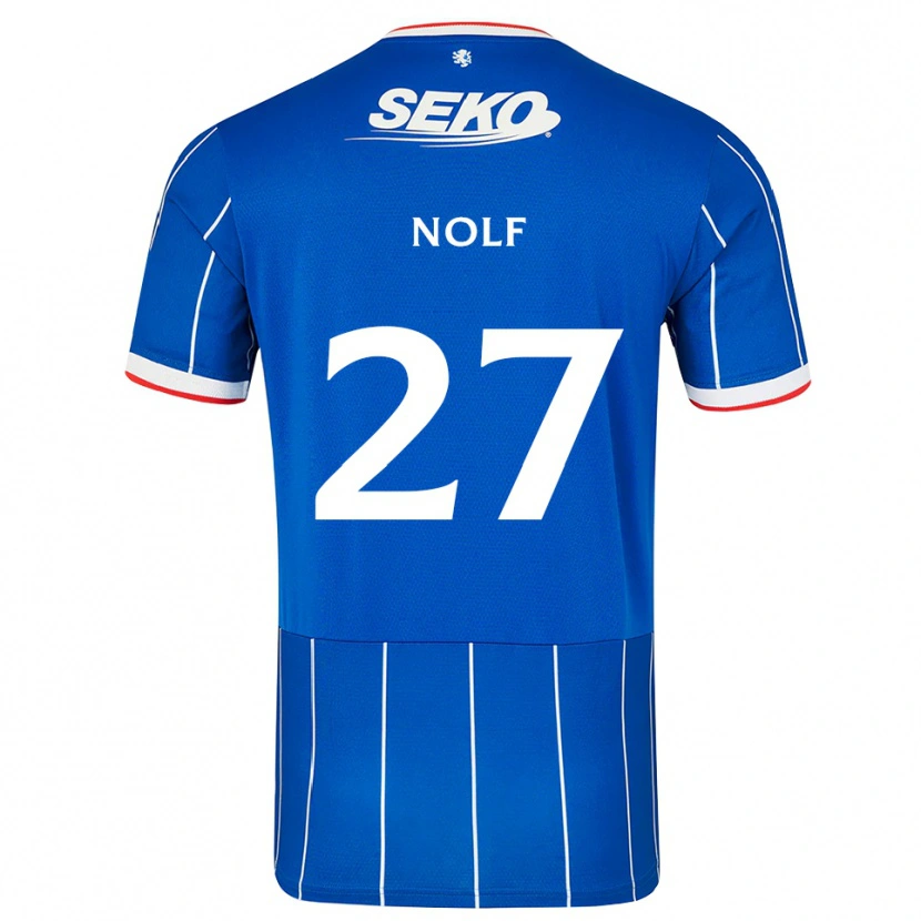 Danxen Kinder Madeline Nolf #27 Rot Blau Weiß Heimtrikot Trikot 2026/27 T-Shirt Schweiz