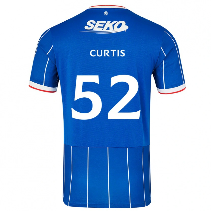 Danxen Kinder Findlay Curtis #52 Rot Blau Weiß Heimtrikot Trikot 2026/27 T-Shirt Schweiz