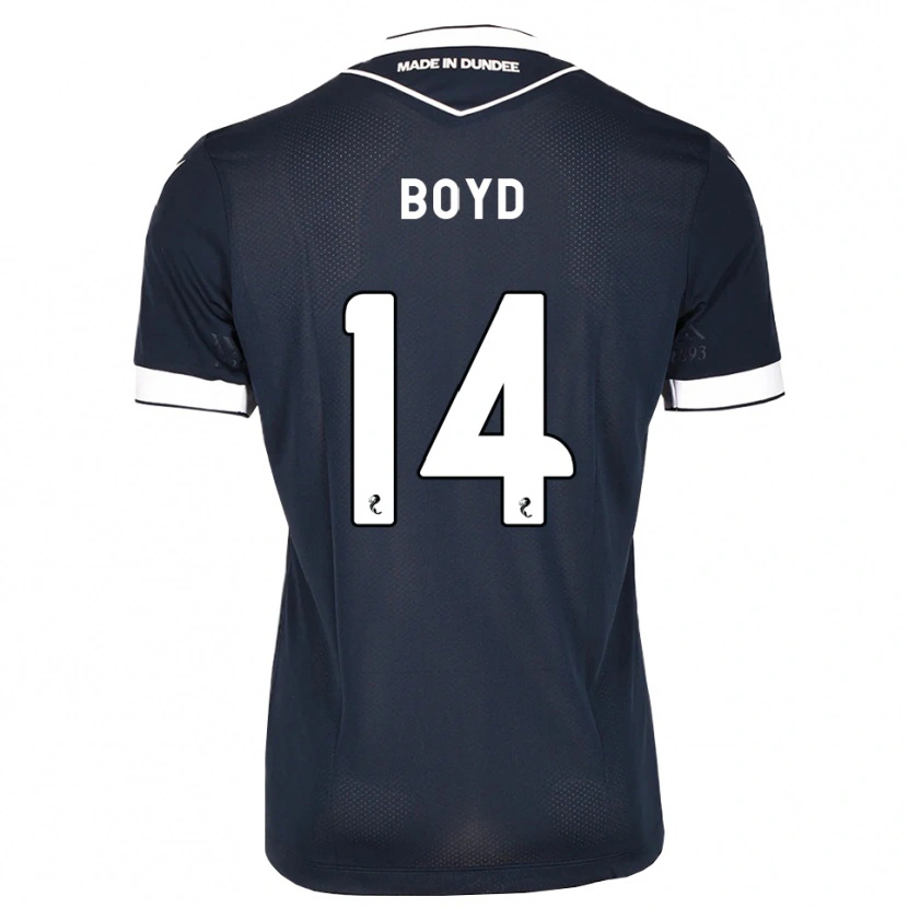 Danxen Kinder Travis Boyd #14 Mitternachtsblau Weiß Heimtrikot Trikot 2026/27 T-Shirt Schweiz