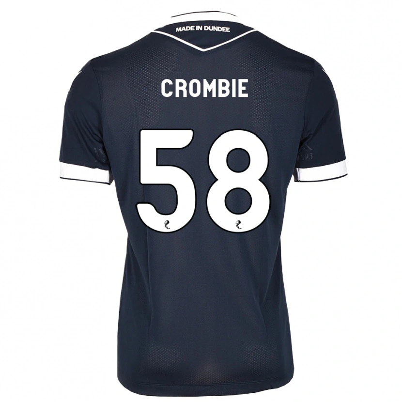 Danxen Kinder Ethan Crombie #58 Mitternachtsblau Weiß Heimtrikot Trikot 2026/27 T-Shirt Schweiz