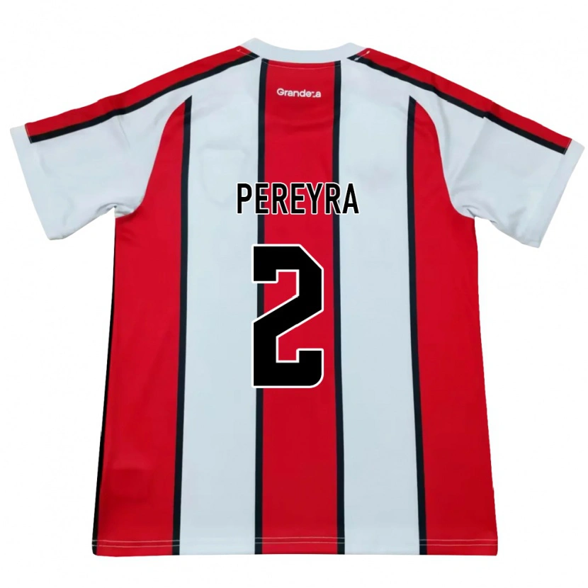Danxen Kinder Cirilo Pereyra #2 Weiß Rot Schwarz Auswärtstrikot Trikot 2026/27 T-Shirt Schweiz