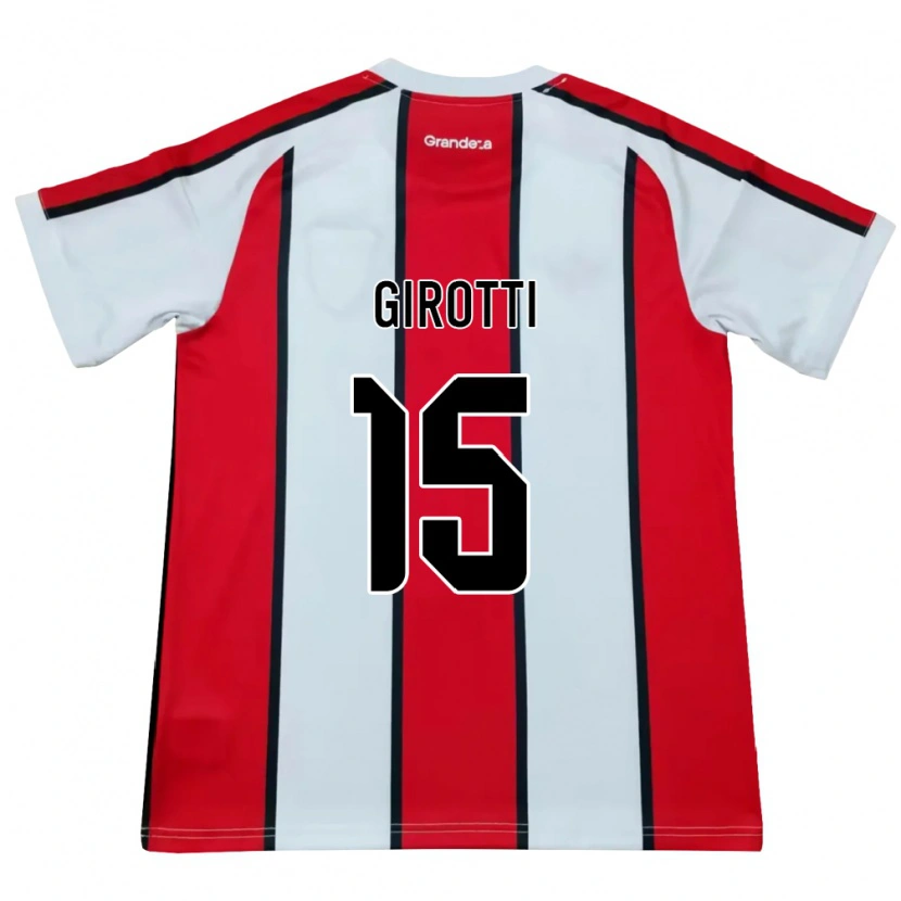 Danxen Kinder Federico Girotti #15 Weiß Rot Schwarz Auswärtstrikot Trikot 2026/27 T-Shirt Schweiz