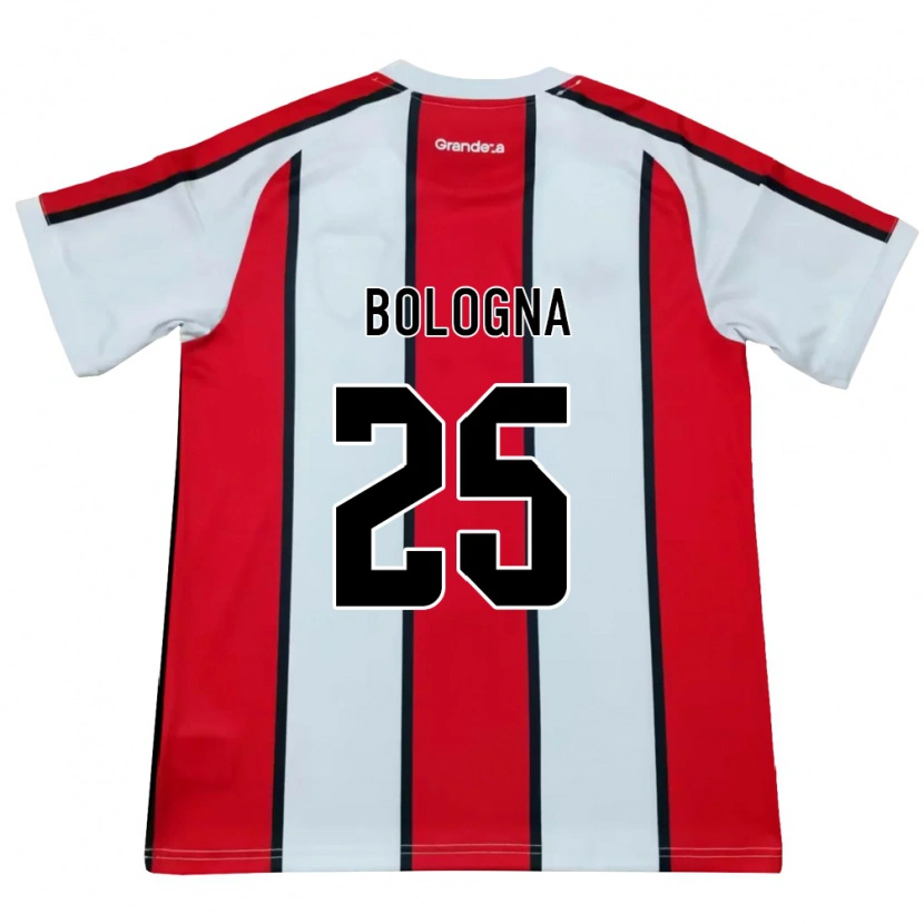 Danxen Kinder Enrique Bologna #25 Weiß Rot Schwarz Auswärtstrikot Trikot 2026/27 T-Shirt Schweiz