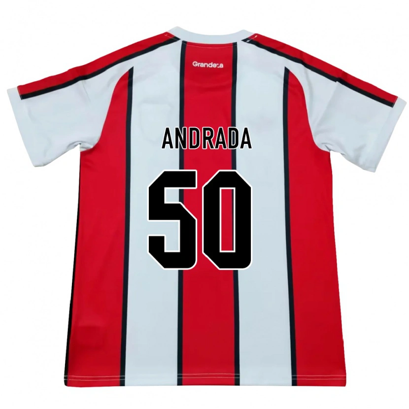 Danxen Kinder Tobías Andrada #50 Weiß Rot Schwarz Auswärtstrikot Trikot 2026/27 T-Shirt Schweiz