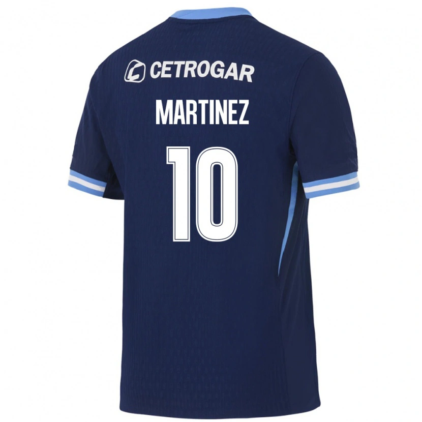 Danxen Kinder Roger Martinez #10 Königsblau Hellblau Weiß Auswärtstrikot Trikot 2026/27 T-Shirt Schweiz