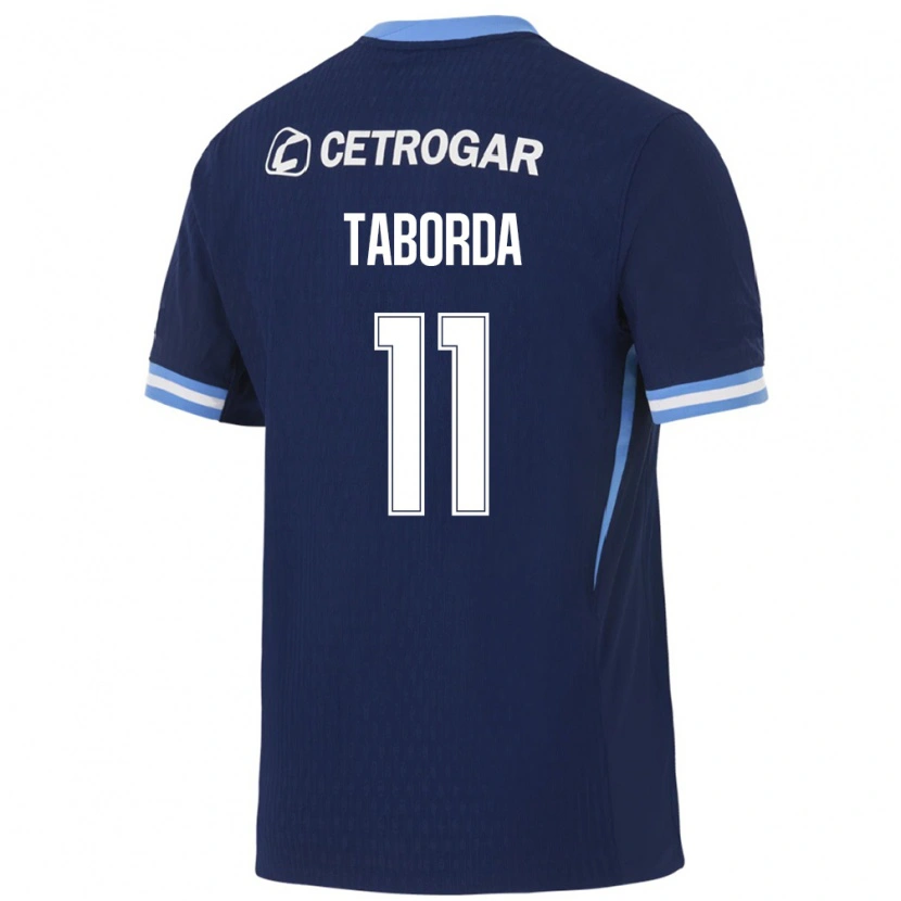 Danxen Kinder Thiago Taborda #11 Königsblau Hellblau Weiß Auswärtstrikot Trikot 2026/27 T-Shirt Schweiz