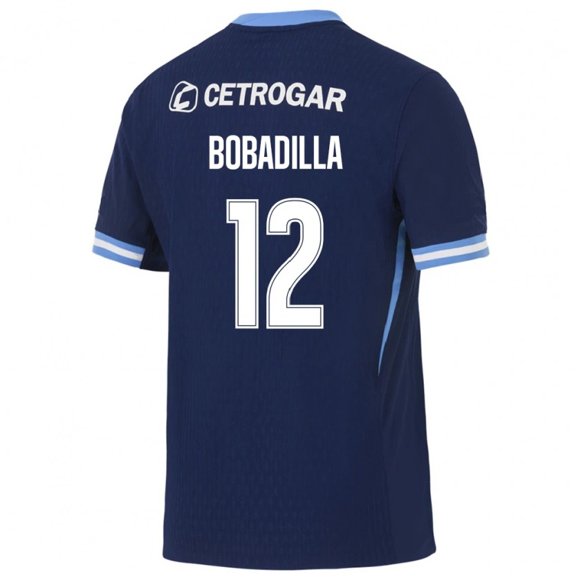 Danxen Kinder Alicia Bobadilla #12 Königsblau Hellblau Weiß Auswärtstrikot Trikot 2026/27 T-Shirt Schweiz