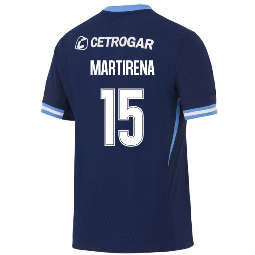 Danxen Kinder Gastón Martirena #15 Königsblau Hellblau Weiß Auswärtstrikot Trikot 2026/27 T-Shirt Schweiz
