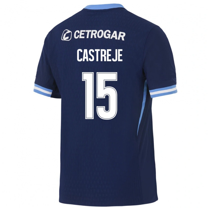 Danxen Kinder Bautista Castreje #15 Königsblau Hellblau Weiß Auswärtstrikot Trikot 2026/27 T-Shirt Schweiz