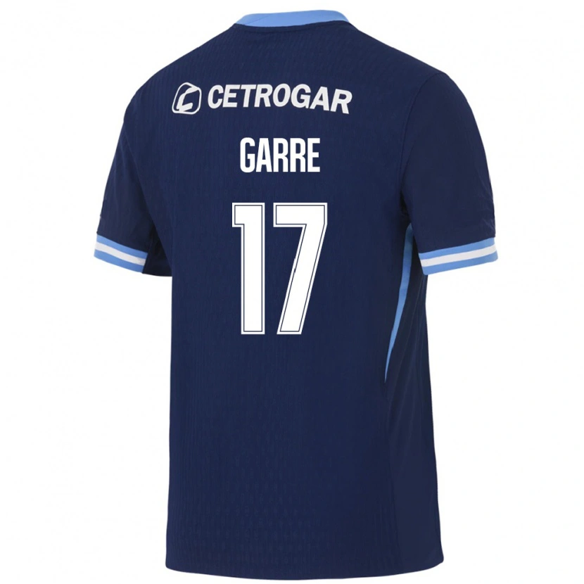 Danxen Kinder Benjamin Garre #17 Königsblau Hellblau Weiß Auswärtstrikot Trikot 2026/27 T-Shirt Schweiz