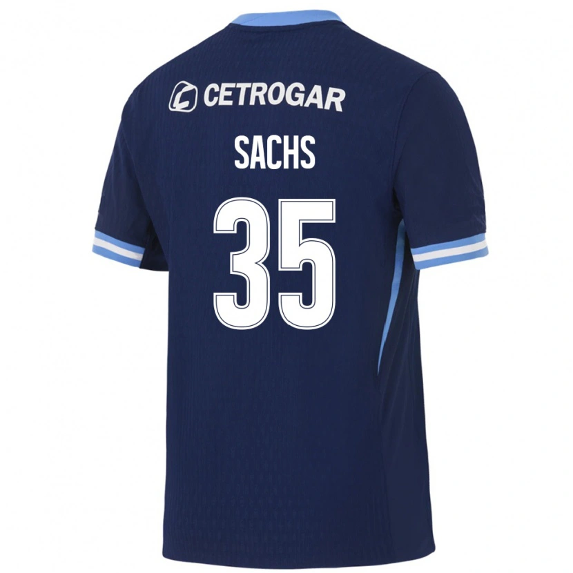Danxen Kinder Adriana Sachs #35 Königsblau Hellblau Weiß Auswärtstrikot Trikot 2026/27 T-Shirt Schweiz