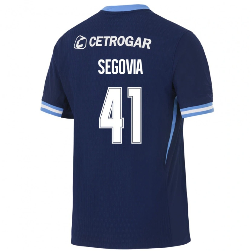 Danxen Kinder Imanol Segovia #41 Königsblau Hellblau Weiß Auswärtstrikot Trikot 2026/27 T-Shirt Schweiz
