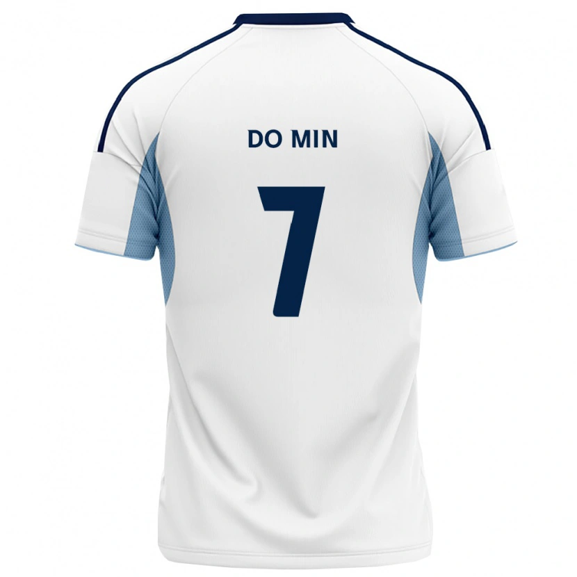 Danxen Kinder Do-Min Kim #7 Königsblau Weiß Auswärtstrikot Trikot 2026/27 T-Shirt Schweiz