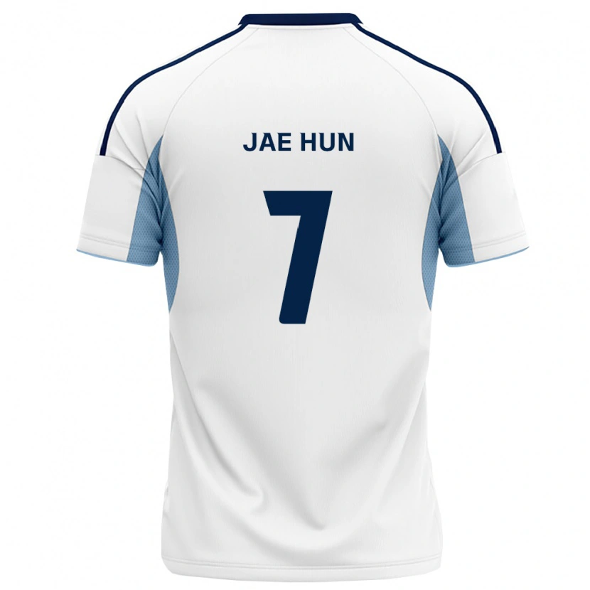 Danxen Kinder Jae-Hun Lee #7 Königsblau Weiß Auswärtstrikot Trikot 2026/27 T-Shirt Schweiz