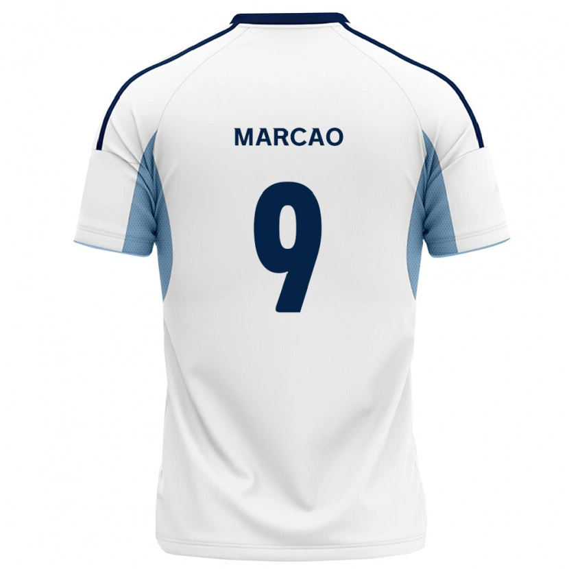 Danxen Kinder Marcos Vinicius Amaral Alves #9 Königsblau Weiß Auswärtstrikot Trikot 2026/27 T-Shirt Schweiz