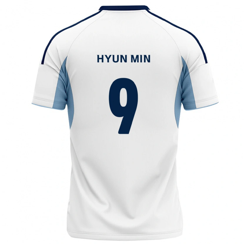 Danxen Kinder Hyun-Min Oh #9 Königsblau Weiß Auswärtstrikot Trikot 2026/27 T-Shirt Schweiz