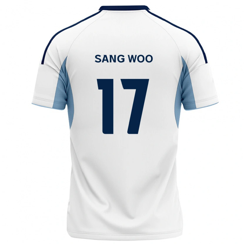 Danxen Kinder Sang-Woo Kang #17 Königsblau Weiß Auswärtstrikot Trikot 2026/27 T-Shirt Schweiz