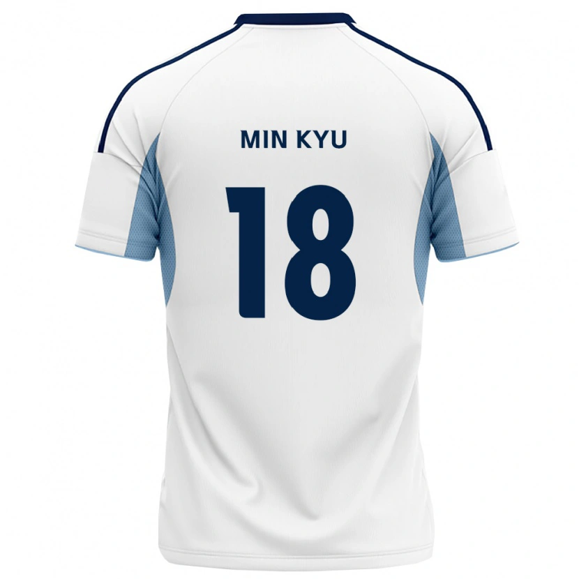 Danxen Kinder Min-Kyu Joo #18 Königsblau Weiß Auswärtstrikot Trikot 2026/27 T-Shirt Schweiz