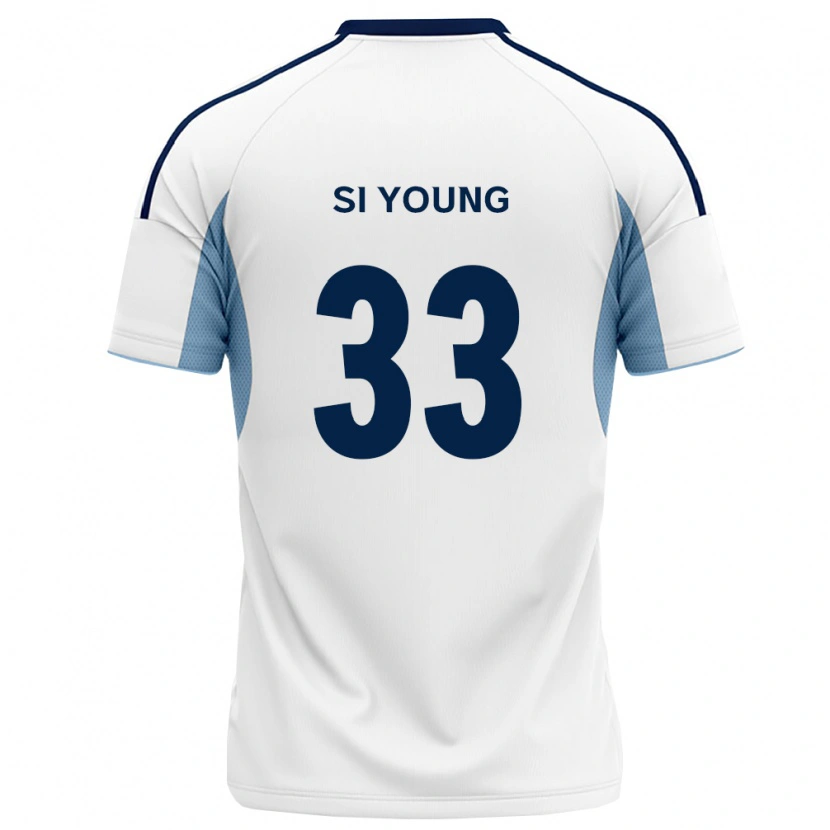 Danxen Kinder Si-Young Jang #33 Königsblau Weiß Auswärtstrikot Trikot 2026/27 T-Shirt Schweiz