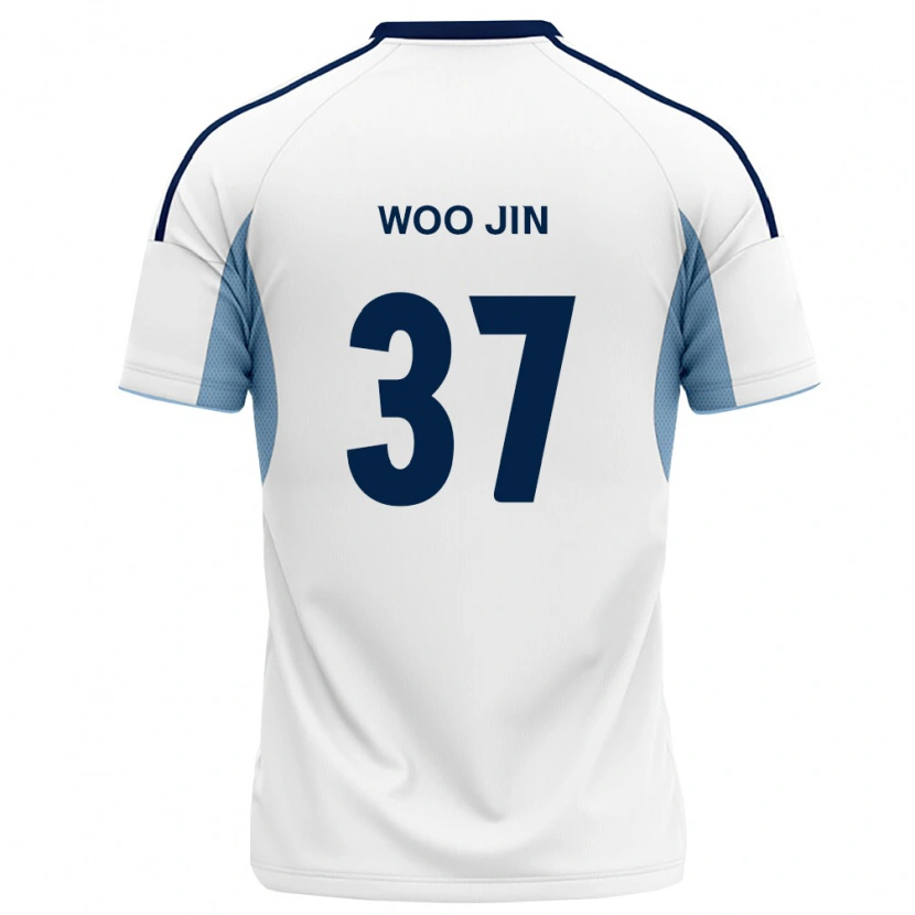 Danxen Kinder Woo-Jin Jung #37 Königsblau Weiß Auswärtstrikot Trikot 2026/27 T-Shirt Schweiz