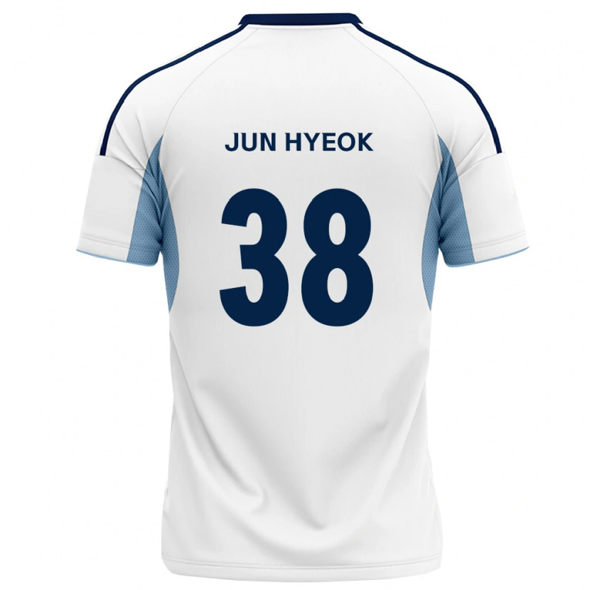 Danxen Kinder Jun-Hyeok Choi #38 Königsblau Weiß Auswärtstrikot Trikot 2026/27 T-Shirt Schweiz