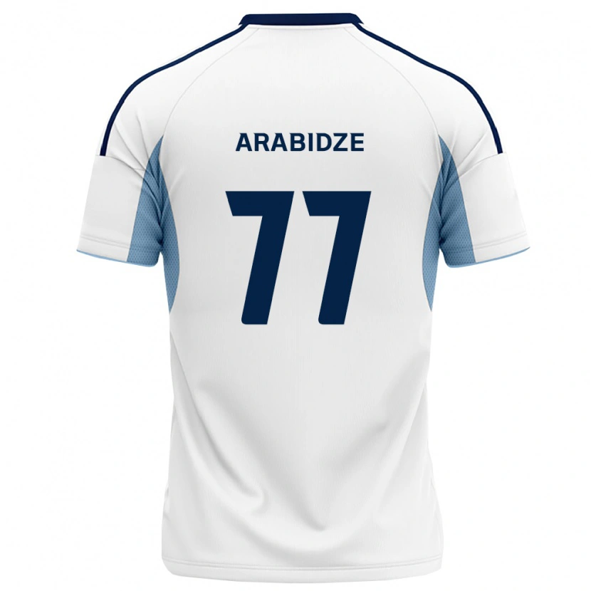 Danxen Kinder Giorgi Arabidze #77 Königsblau Weiß Auswärtstrikot Trikot 2026/27 T-Shirt Schweiz