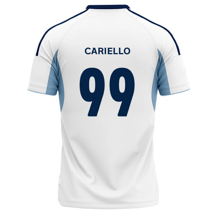 Danxen Kinder Yago Cariello #99 Königsblau Weiß Auswärtstrikot Trikot 2026/27 T-Shirt Schweiz