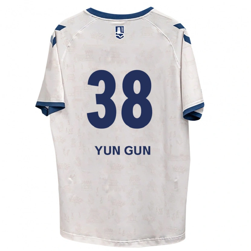 Danxen Kinder Yun-Gun Lee #38 Königsblau Weiß Auswärtstrikot Trikot 2026/27 T-Shirt Schweiz