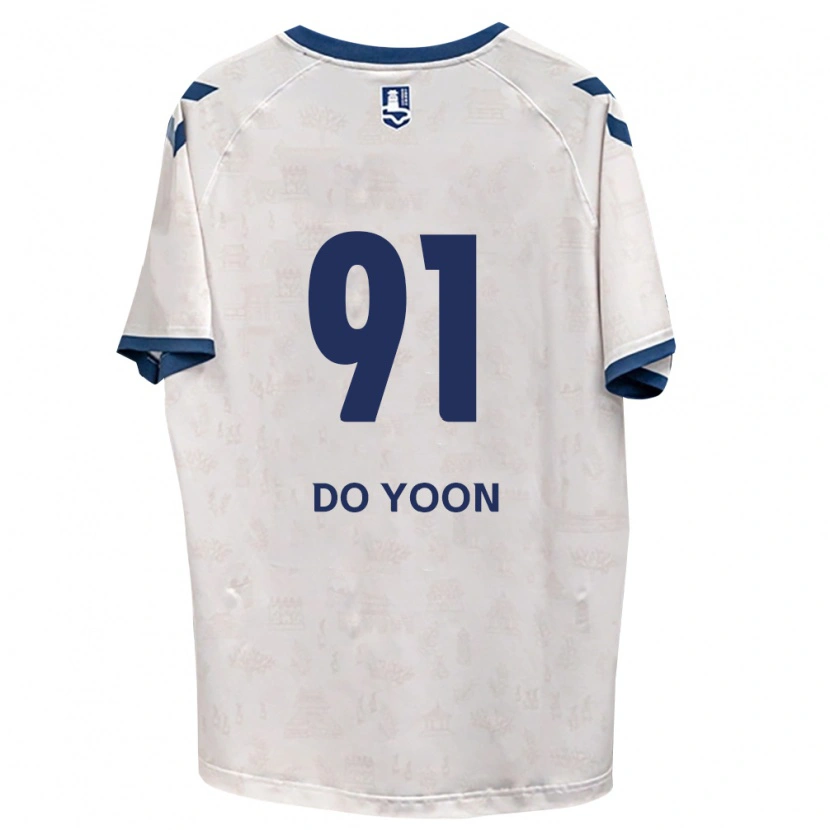Danxen Kinder Do-Yoon Kim #91 Königsblau Weiß Auswärtstrikot Trikot 2026/27 T-Shirt Schweiz